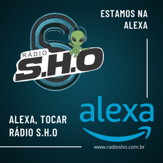 Nossa programação você ouve na Alexa.